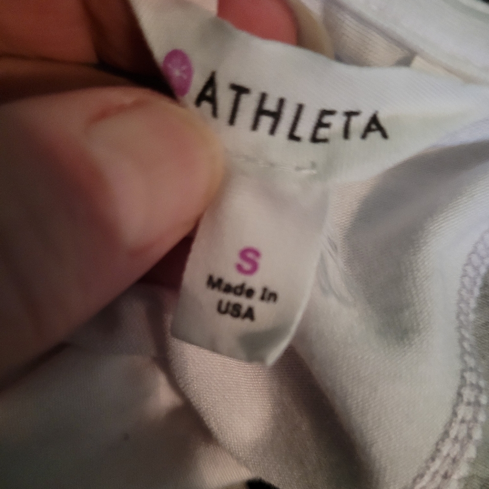 Athleta Diagonal Color Block Midi Tank Dress Sz Sm - image 5